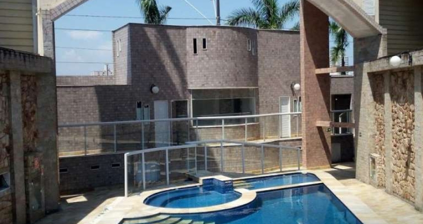 Sobrado em Condomínio para Venda em Praia Grande, Nova Mirim, 2 dormitórios, 1 banheiro, 3 vagas