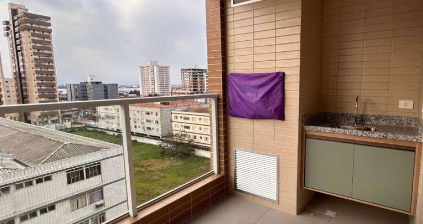 Apartamento para Venda em Praia Grande, Aviação, 1 dormitório, 1 suíte, 1 banheiro, 1 vaga