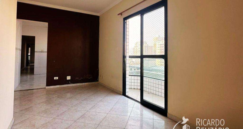 Apartamento para Venda em Praia Grande, Guilhermina, 2 dormitórios, 1 suíte, 1 banheiro, 1 vaga