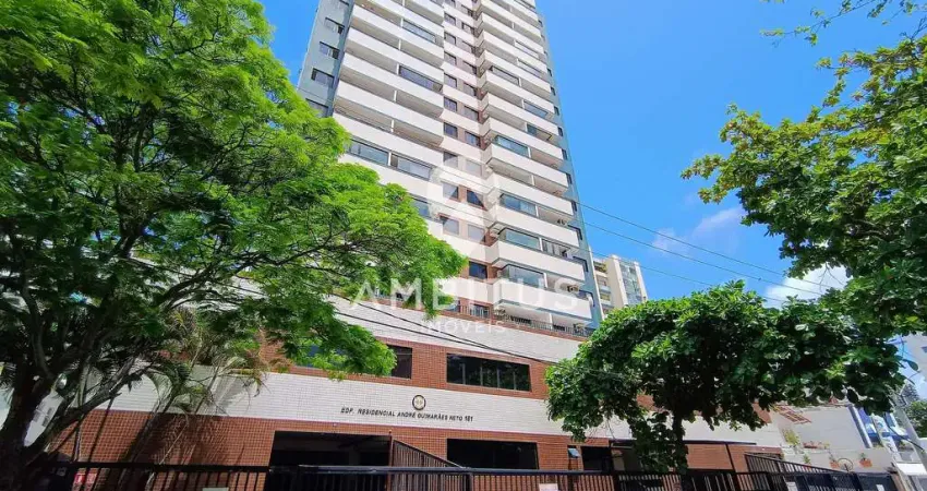 Apartamento para locação de 49 m2 com 1 quarto e sala com 1 suíte e varanda semi mobiliado, pituba,