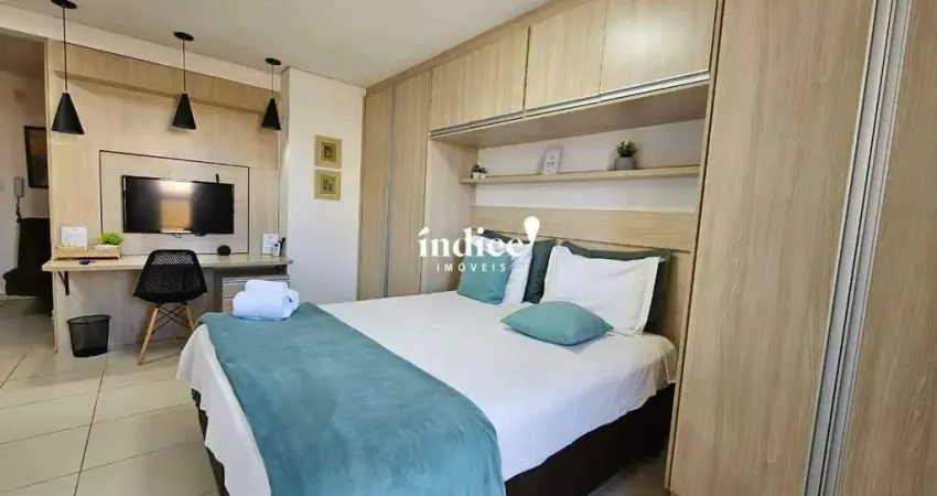 Studio de 30m² de área útil a venda no edifício monte santo, próximo a pizzaria verace - bairro jardim nova aliança, ribeirão preto/sp.