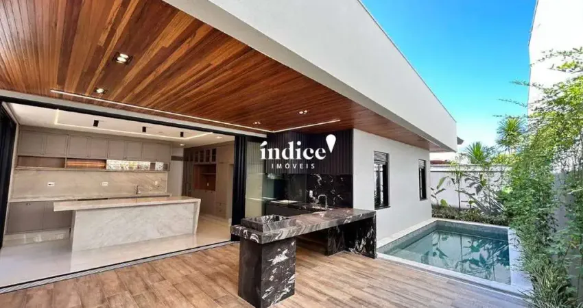 Casa térrea em condomínio fechado com 4 suítes – vila do golf, ribeirão preto