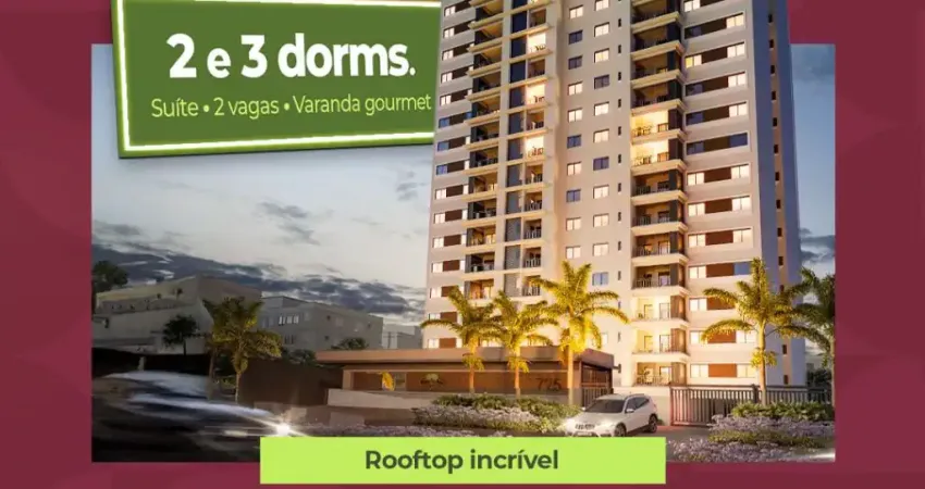 ECO VILA PRIMAVERA - Lançamento Apartamentos 67m² e 77m² - Vl João Jorge em Campinas SP