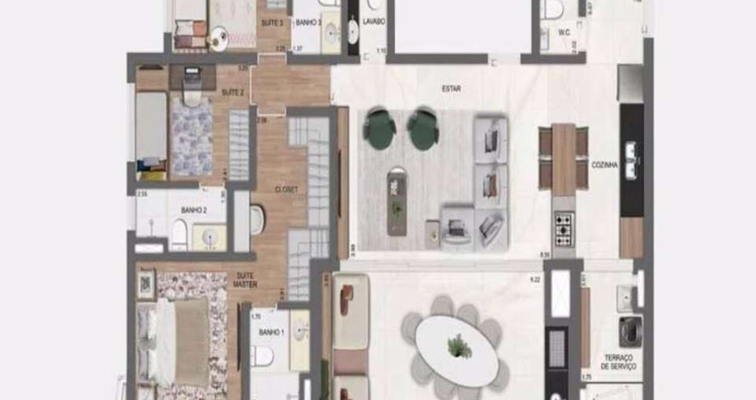 Apartamento para Venda em São Paulo, Jardim das Acácias