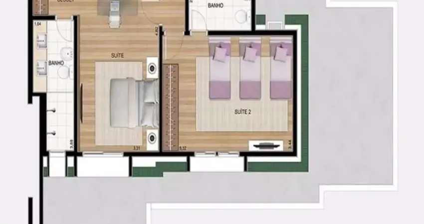 Flat à venda na Rua Lasar Segal, 200, Vila inglesa, Campos do Jordão