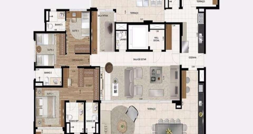 Apartamento à venda na Avenida Morumbi, 8575, Brooklin, São Paulo
