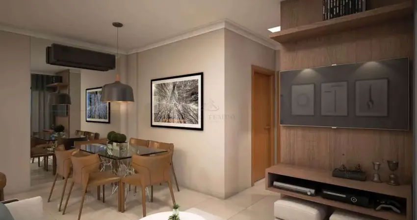 Apartamento em araçatuba/sp, 71m² com 2 dormitórios sendo 1 suíte, 1 vaga e vara