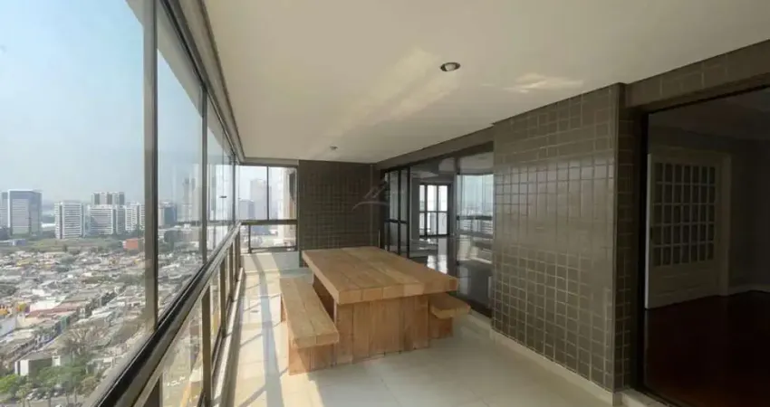 Apartamento com 4 dormitórios e varanda gourmet no edifício chateau – alphaville