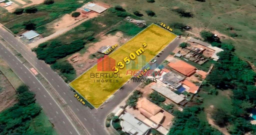 Terreno/ lote à venda, 3350 m², Loteamento Residencial Entre Verdes/Sousas Campinas- SP