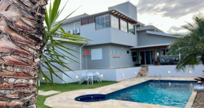 Casa alto padrão à venda completamente mobiliada e equipada no Condomínio Terras de Santa Tereza.