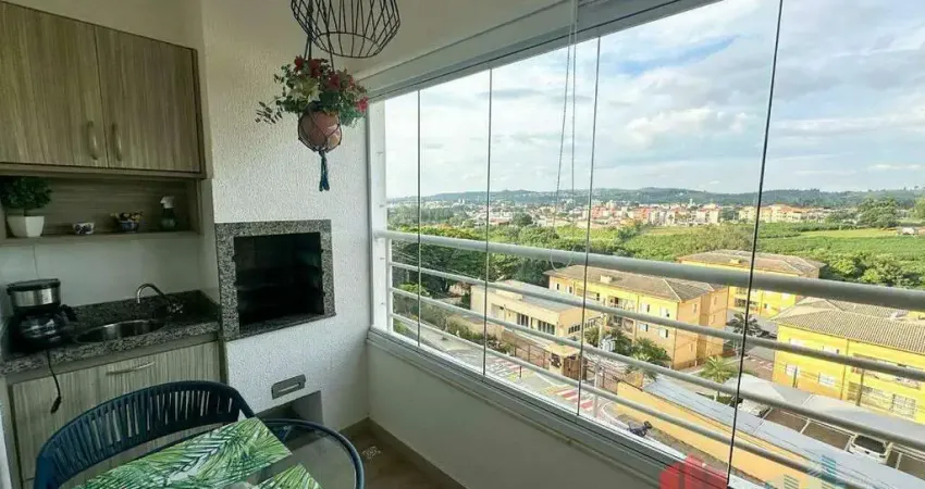 Apartamento semi mobiliado para locação 3 dormitórios - vinhedo