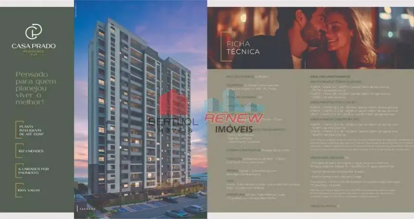 Apartamento com 2 quartos à venda na Avenida Maria Emília Alves dos Santos de Ângelis, 543, Parque Prado, Campinas