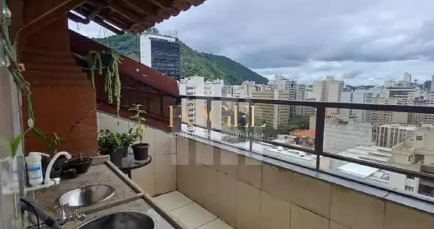 Centro/JF – Cobertura com 2 Quartos, Área Gourmet e Vista da Cidade