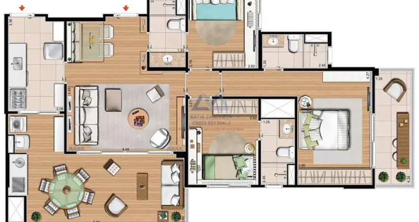 Descubra o luxo e conforto  Garden Alto Padrão  V Mariana