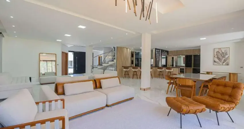 Mansão Contemporânea à Venda ou Locação – Tamboré 03 | Mobiliada e Decorada