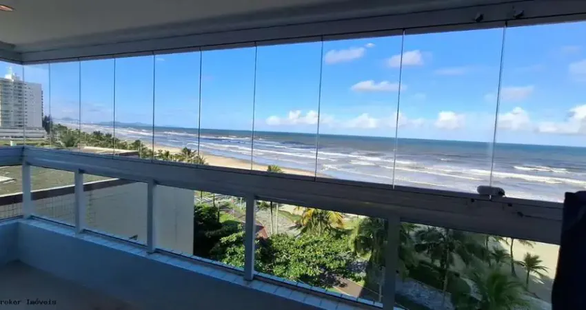 Apartamento frente mar para venda em praia grande, balneario florida, 3 dormitórios, 1 suíte, 2 banheiros, 2 vagas