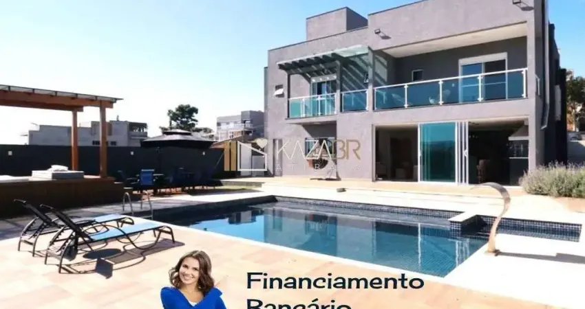 Casa de Condomínio, mobiliada, “Porteira Fechada'. 5 dormitórios, piscina - 413m² - $2.890.000 – Condomínio Shambala III – Atibaia/SP
