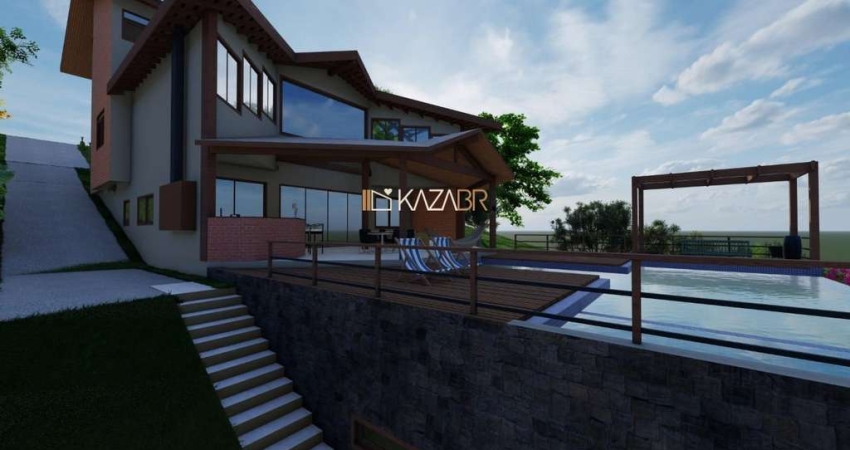 Casa no Condomínio  Porto Jaguary com 7 dormitórios à venda, 820 m² por R$ 9.900.000 - Serrinha - Bragança Paulista/SP