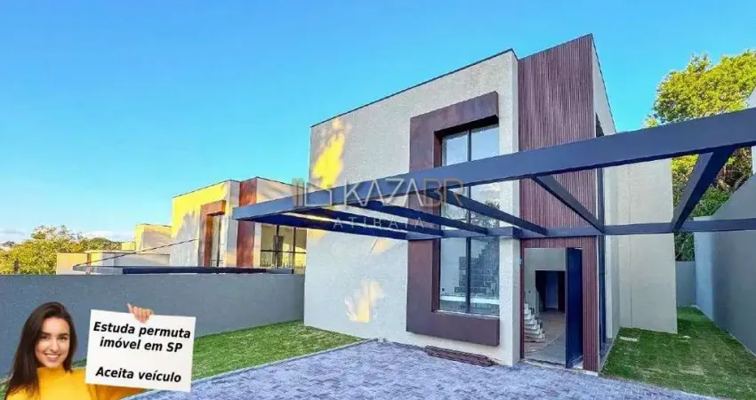 Casa à venda, condomínio fechado, 3 suítes, 221m² - $1.990.000 – Vila Santista – Atibaia/SP