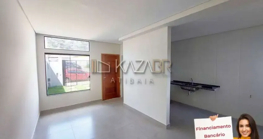 Casa à venda, 3 dormitórios (1 suíte), amplo quintal, 110m²- $515.000 – Jd. São Felipe – Atibaia/SP