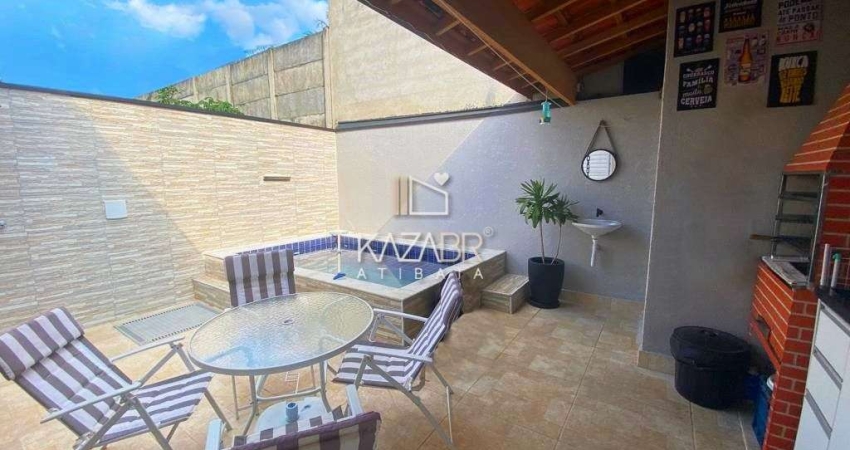 Casa térrea à venda, 3 dormitórios (1 suíte), Jacuzzi. 89m2 – $910.000 – Jd. dos Pinheiros – Atibaia / SP