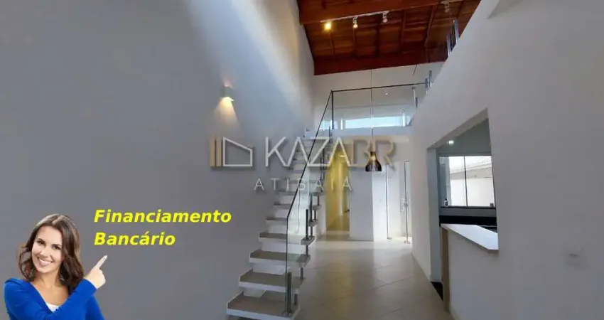 Casa térrea à venda, 3 dormitórios (1 suíte), 93m² - $665.000 – Jd. Jaraguá – Atibaia/SP