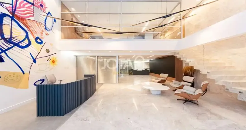 Sala comercial com 216m² mobiliada - J8