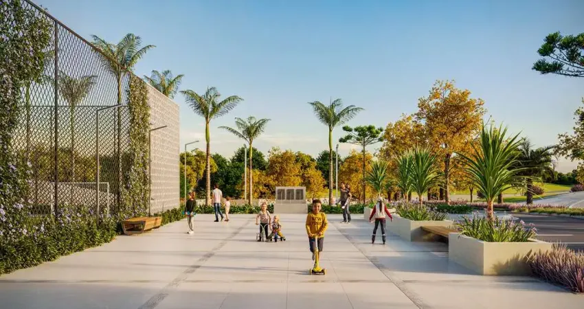Terreno em condomínio fechado à venda na Rua Luiz Tramontin, 115, Campo Comprido, Curitiba
