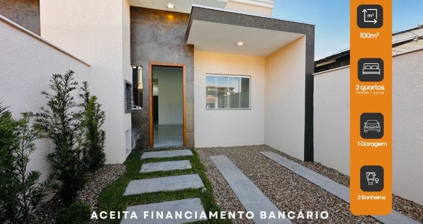 Casa para venda com 2 quartos sendo 1 suite, aceita Financiamento  bairro  São Vicente - Itajaí - SC