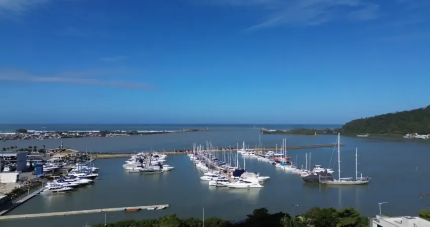 Apartamento no bairro fazenda lauro muller, com frente mar, são 3 dormitórios e 2 vagas