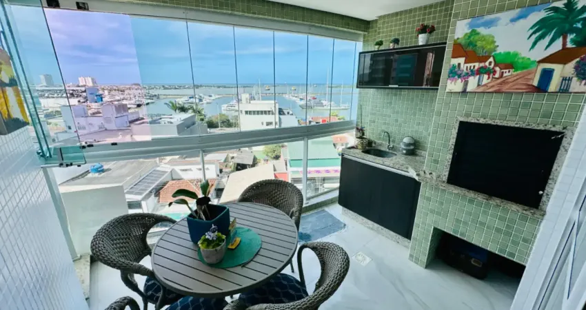 Apartamento no bairro fazenda lauro muller, com frente mar, são 3 dormitórios e 2 vagas