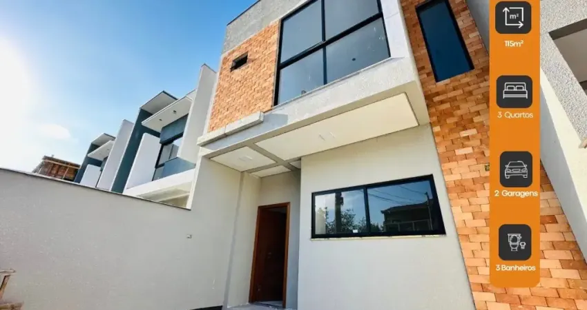 Casa nova com 3 quartos sendo 1 suite para venda no bairro sao joão , cidade de itajaí santa catarina