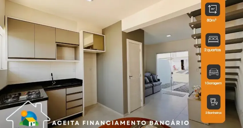 Casa a venda pelo programa Minha Casa Minha Vida com 2 quartos bairro Espinheiros - Itajaí - SC