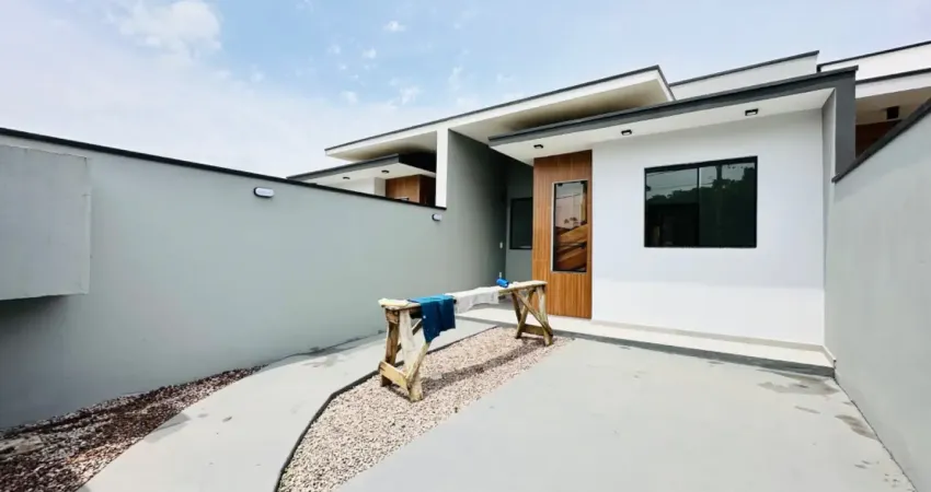 Casa nova para venda entra no mcmv com 2 dormitórios fica no bairro rio do meio cidade de itajaí santa catarina