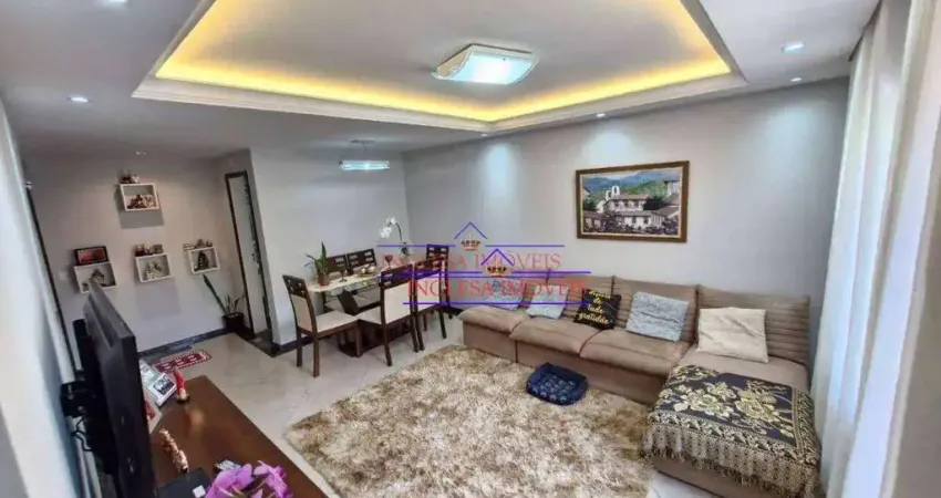 Sobrado à venda (condomínio fechado), no bairro vila alzira/eldízia em santo andré/sp.