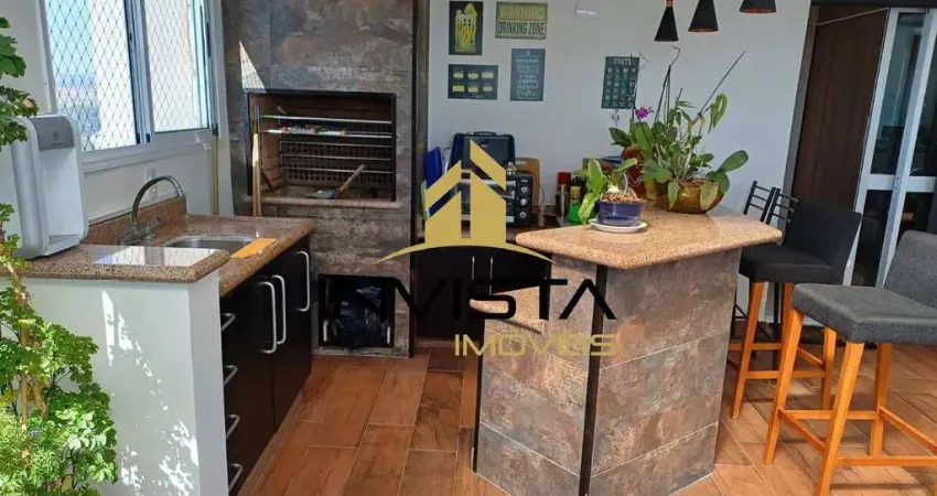 Cobertura duplex com piscina e churrasqueira- 277m²- aceita permuta