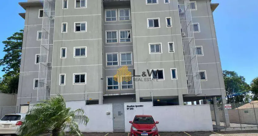 Apartamento com 1 dormitório para alugar, 41 m² por r$ 1.825,83/mês - centro - foz do iguaçu/pr