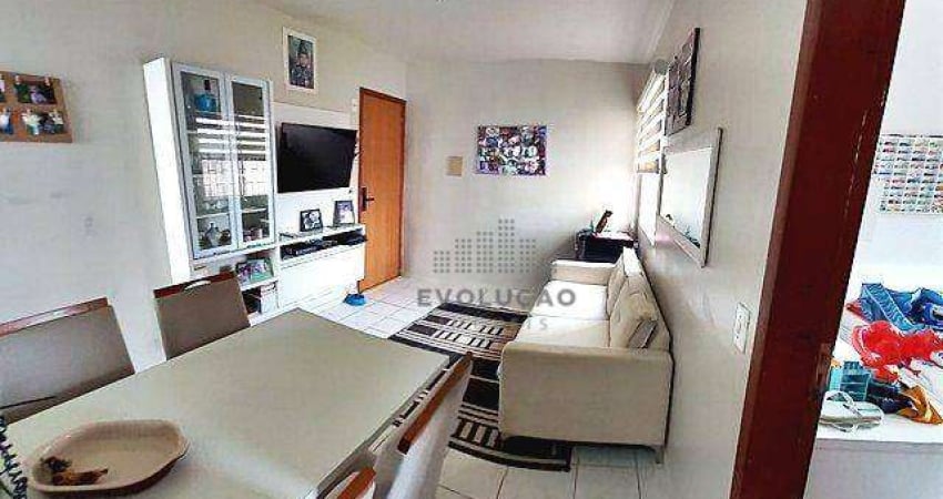Apartamento com 2 dormitórios à venda, 46 m² - sertão do maruim - são josé/sc
