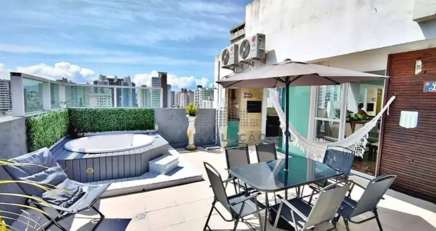Aceita permuta Cobertura Duplex com 3 dormitórios à venda, 173 m² por R$ 1.450.000 - Campinas - São José/SC