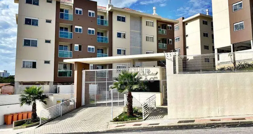 Apartamento com 1 dormitório para alugar, 66 m² - centro - são josé/sc