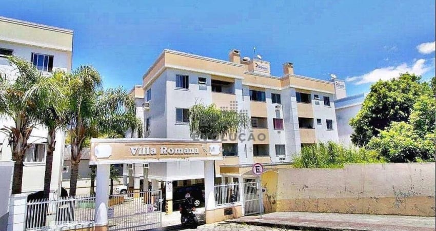 Apartamento com 2 dormitórios para alugar, 52 m² - Serraria - São José/SC