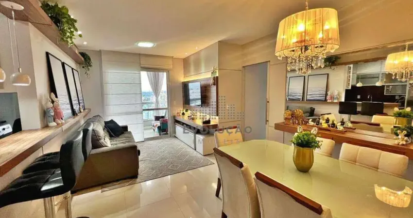 Apartamento 100% mobiliado em excelente localização no bairro Campinas.