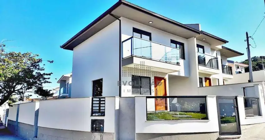 Casa com 3 dormitórios à venda, 107 m² por r$ 659.000,00 - potecas - são josé/sc