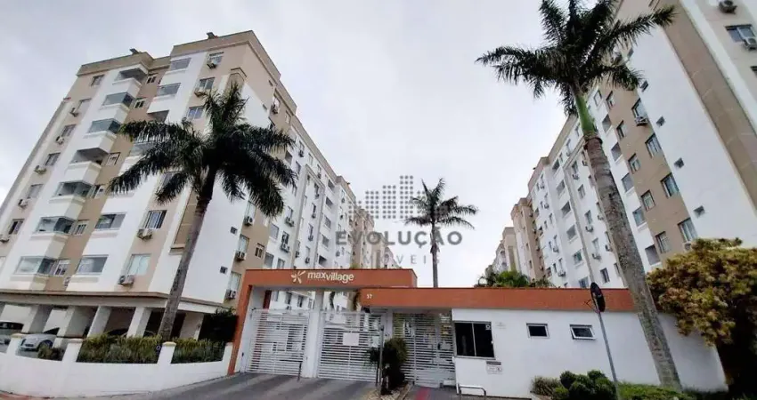 Apartamento com 2 dormitórios para alugar, 60 m² por R$ 3.115,00/mês - Fazenda Santo Antônio - São José/SC