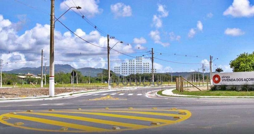 Terreno em condomínio fechado à venda na Rua Vidal Vicente Andrade, Sertão do Maruim, São José