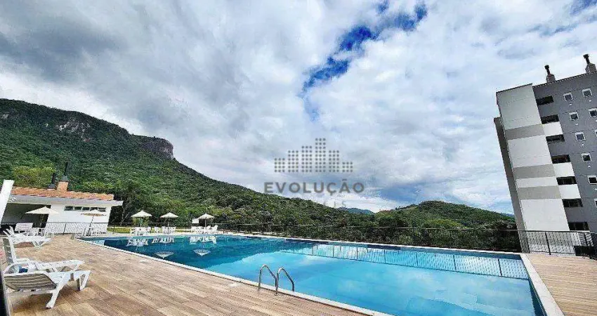 APTO 2 Quartos, Sacada, 1 Vaga, Lazer - Pedra Branca