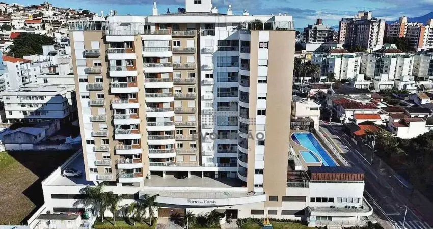 Apartamento 3 dorms com suíte, 02 vagas e vista mar - abraão - florianópolis/sc
