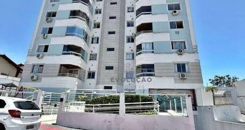 Apartamento com 2 dormitórios para alugar, 69 m² - barreiros - são josé/sc