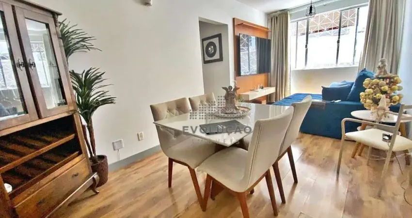 Apartamento com 2 dormitórios à venda, 62 m² - praia comprida - são josé/sc