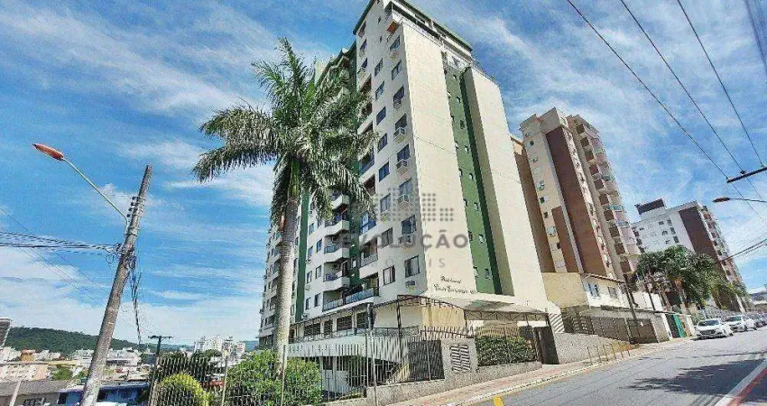 Apartamento com 2 dormitórios à venda, 58 m² - barreiros - são josé/sc